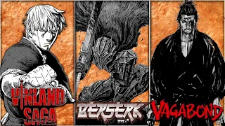 BERSERK, VAGABOND and VINLAND SAGA - The BIG 3 OF SEINEN