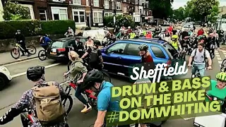 Road Incident! Cyclists vs a Motorist / Drum & Bass On The Bike - Sheffield