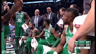 Boston Celtics Last 1:30 of Game vs Brooklyn Nets UNCUT (01/06/2018)