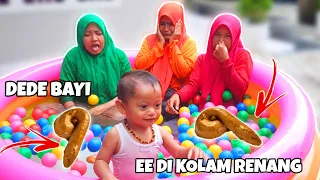 JOROK DEDE BAYI EE DI KOLAM RENANG | 24 JAM NGURUS BAYI LUCU PART 24 | CHIKAKU FAMILY