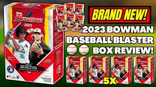 *2023 BOWMAN BASEBALL BLASTER BOX REVIEW!⚾️ AWESOME NUMBERED 1ST REFRACTORS!🔥