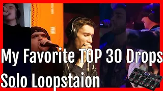 【NEW】My Favorite TOP 30 Drops(Round & Wildcard) Solo Loopstaion / 私の好きなビートボックスソロループステーション上位30個！