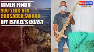 Israeli diver finds 900-year-old crusader sword in ‘perfect condition’ off  Isreal's Coast