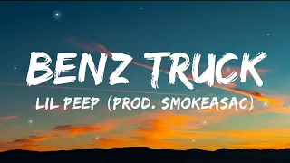 Lil Peep - Benz Truck (гелик) - (Lyrics) Prod. Smokeasac