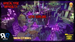 Lets Explore [4K] : Broken Citadel [Apocalypse + Difficulty] | Minecraft Dungeons Echoing Void DLC