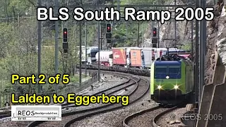 2005-04/05 [SDw] 2/5 BLS South Ramp in spring 2005: Lalden to Eggerberg, BEST 2005 BLS on YouTube!