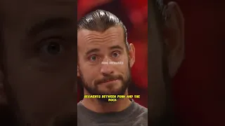 Cm Punk refused to put The Rock over in a Promo | Cm punk vs. The Rock feud 2013 #shorts