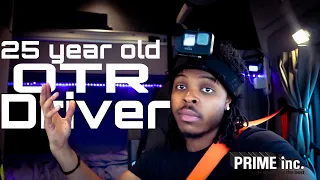 Day in the life of a 25 year old truck driver | Prime Inc 🚛