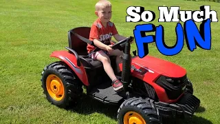 Anpabo 24v Ride On Tractor Test And Review  #anpabo #outdoortoys #rideontoys