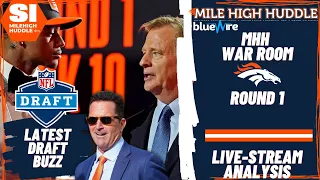 MHH War Room: NFL Draft | Round 1 | Mile High Huddle