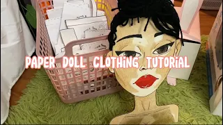 How to make Paper Doll Clothes | D.I.Y | FunBlindBag