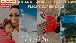 #travelvlog Part 1 | Let’s fly to Cape town together | Flight experience | South African YouTuber