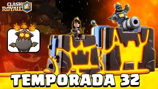 NOTICIAS TEMPORADA 32 de CLASH ROYALE - Todo sobre la season 32 (Tipo sneak peek) CLASH CON MAWI