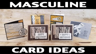 Stamping Jill - Masculine Card Ideas
