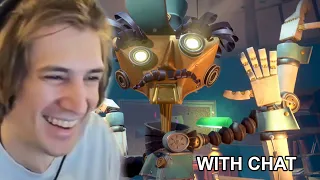 xQc react to Psychonauts 2 - Official Gameplay Trailer