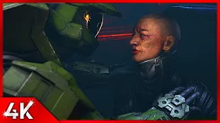 Master Chieft gets emotional after Spartan death - Halo Infinite 4K