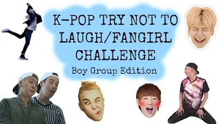 K-Pop Try Not To Laugh/Fangirl Challenge: Boy Group Version