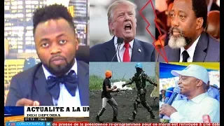 ACTUALITÉ 20 11 2019 LES ETATS UNIS VEULENT LA TÈTE DE KABILA + SHADARY CONTRE KABUND + MINEMBWE