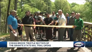 Southern section of Granite State Rail Trail opens in Manchester