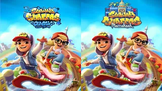 Subway Surfers: Classic VS Marrakesh  Gameplay