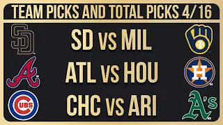 MLB Picks and Predictions Today 4/16/24 | MLB Picks Today 4/16/2024