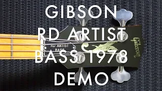 GIBSON RD ARTIST BASS DEMO 1978 NATURAL