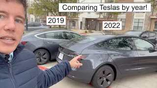 2019 VS 2022 Tesla Model 3 Real World Review!