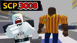 Getting Chased by Muscular Monster Staff in SCP-3008 Survival！！【Roblox】