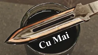 Making Cu Mai - The copper streak dagger.