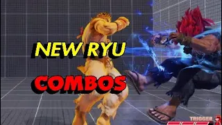 SFV CE~NEW Ryu Season V COMBO’S!!![NEW Normal & Vtrigger COMBO’S!!!]-RYU SEASON V BUFFS!!!