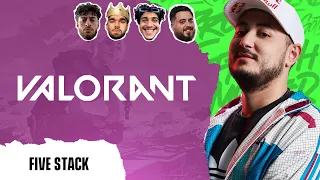 FIVE STACK AVEC DOIGBY, FLAMBY, BYILHANN & SAMO (Valorant) - Live Complet GOTAGA