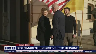 President Biden makes surprise visit to Ukraine | FOX 13 Seattle