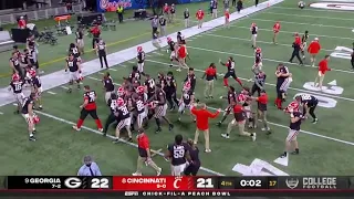 #9 Georgia vs #8 Cincinnati Thrilling Ending | 2021 College Football