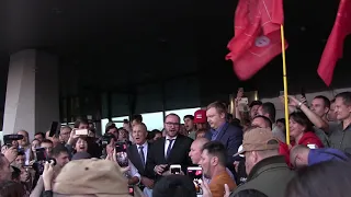 Секретарь и красный губернатор Ищенко на митинге во Владивостоке 17.09.2018