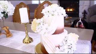 How to make a wedding cake for $30 - Cooking with Queenii