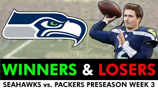 Seahawks Winners & Losers From Preseason Loss vs. Packers: Drew Lock, Mike Jackson & Tre Brown
