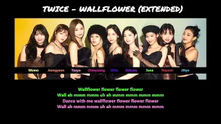 Twice - Wallflower (Extended & Rearranged Version) With Color Coded Romanized Lyrics