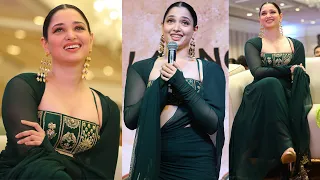 Tamannaah Latest Look in Green Dress | Tamanna Aranmanai 4 Hot Stills | Tamannaah Vertical Edit 2024