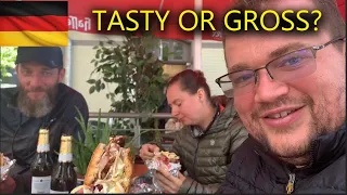 American Trying German "Döner Kebab" For The First Time!