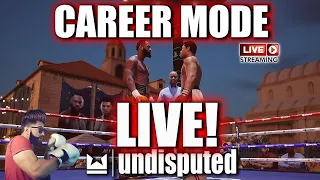 PLAYING THE NEW CAREER MODE IN UNDISPUTED LIVE!! (Ep. 1 Hardest Difficulty)