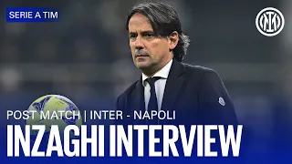 INTER 1-0 NAPOLI | INZAGHI INTERVIEW 🎙️⚫🔵