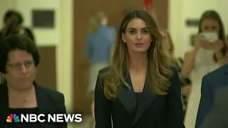 Former Trump adviser Hope Hicks testifies in Trump trial