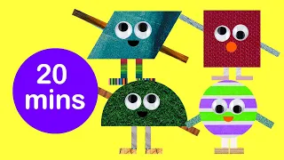 Kids shapes song | Kids Learning Education 20 minutes