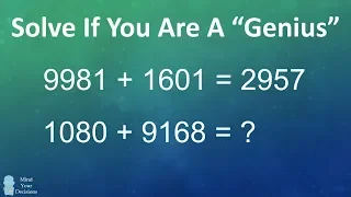 Solve If You Are A Genius. Puzzle From S. Korean TV Show