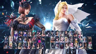 Tekken 7 All Characters in Selection Screen with Announcer