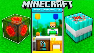 16 BLOCOS SECRETOS do MINECRAFT EDUCATION EDITION