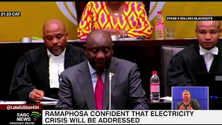 President Ramaphosa confident electricity crisis will be addressed