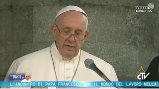 Papa Francesco incontra il mondo del lavoro a Prato