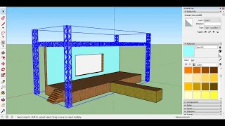 google sketchup concert stage event demo speed creation 2018