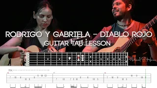 Rodrigo y Gabriela - Diablo Rojo Guitar Lesson Tab